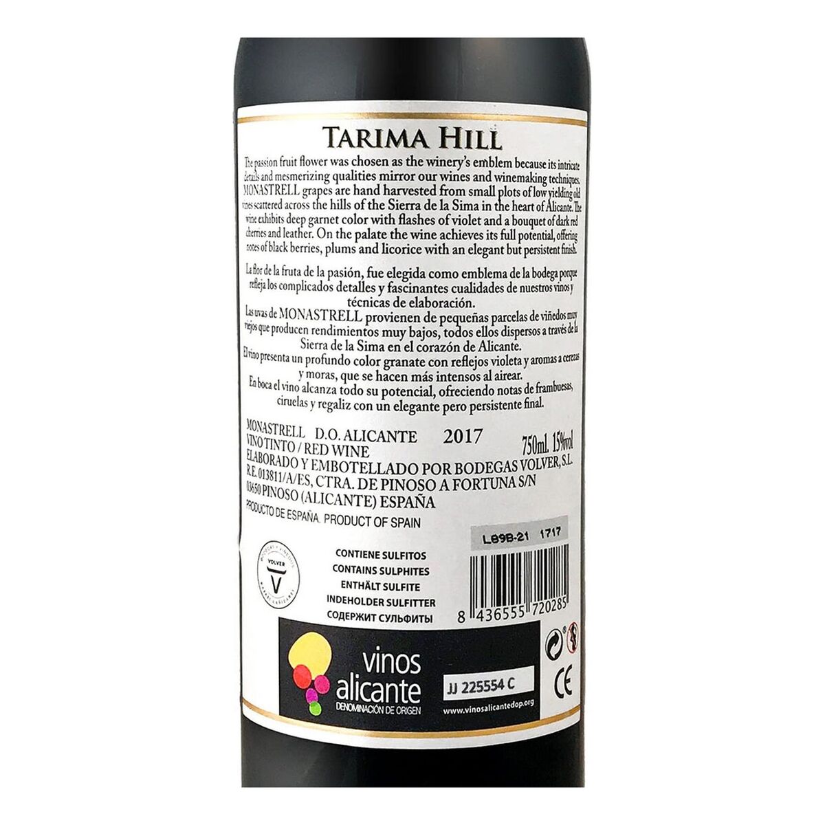Червено Вино Volver Tarima Hill Monastrell (75 cl)